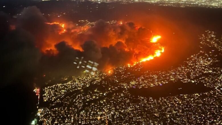 ಭೀಕರ ಕಾಡ್ಗಿಚ್ಚು; ಲಾಸ್ ಏಂಜಲೀಸ್ನಲ್ಲಿ ಹೆಚ್ಸಿದ ಆತಂಕ