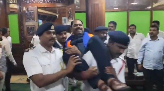 ಬಿಜೆಪಿಯ 18 ಶಾಸಕರ ಅಮಾನತು: ಇದು ಪ್ರಜಾತಂತ್ರ ವ್ಯವಸ್ಥೆಯ ದಮನ ಎಂದ ಬಿವೈವಿ