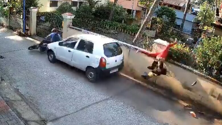 VIDEO: ಕಾರು ಡಿಕ್ಕಿಹೊಡಿಸಿ ವ್ಯಕ್ತಿಯ ಕೊಲೆಗೆ ಯತ್ನ: ತಲೆಕೆಳಗಾಗಿ ಸಿಲುಕಿದ ಮಹಿಳೆ..