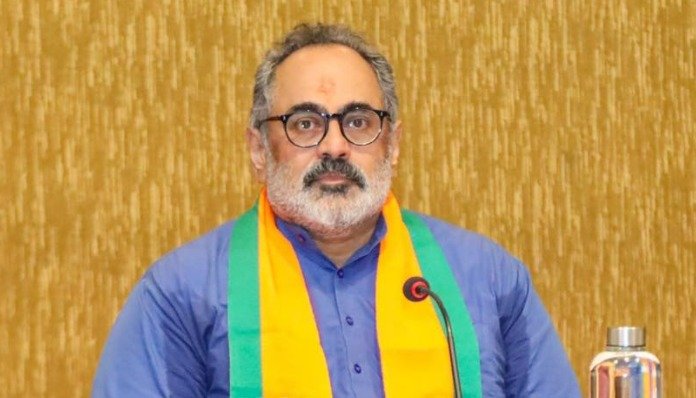 ಕೇರಳ ಬಿಜೆಪಿ ನೂತನ ಅಧ್ಯಕ್ಷರಾಗಿ ರಾಜೀವ್ ಚಂದ್ರಶೇಖರ್ ಪದಗ್ರಹಣ