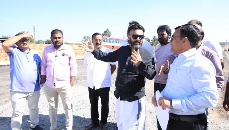 ನೆಲಮಂಗಲ-ತುಮಕೂರು 12 ಪಥಗಳ ಹೆದ್ದಾರಿ ಕಾಮಗಾರಿ 2027ರ ಮಾರ್ಚ್ ತಿಂಗಳೊಳಗೆ ಪೂರ್ಣ; ಸುಧಾಕರ್