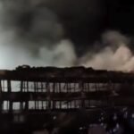 ಬೆಂಗಳೂರು ಬಳಿ ಅಪಘಾತ; ಧಗಧಗಿಸಿ  ಹೊತ್ತಿ ಉರಿದ ಬಸ್