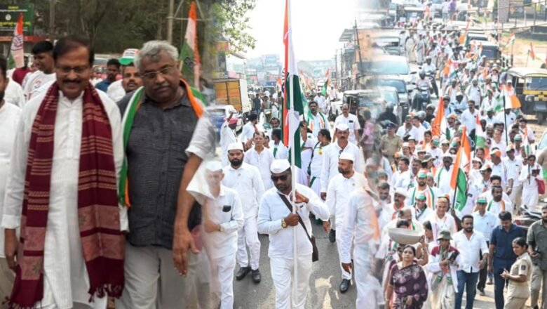 ‘ನರೇಗಾ ಬಚವೋ’ ಕರಾವಳಿಯಲ್ಲಿ ಕಾಂಗ್ರೆಸ್ ಪಾದಯಾತ್ರೆ: ಕೇಂದ್ರದ ವಿರುದ್ಧ ಆಕ್ರೋಶ