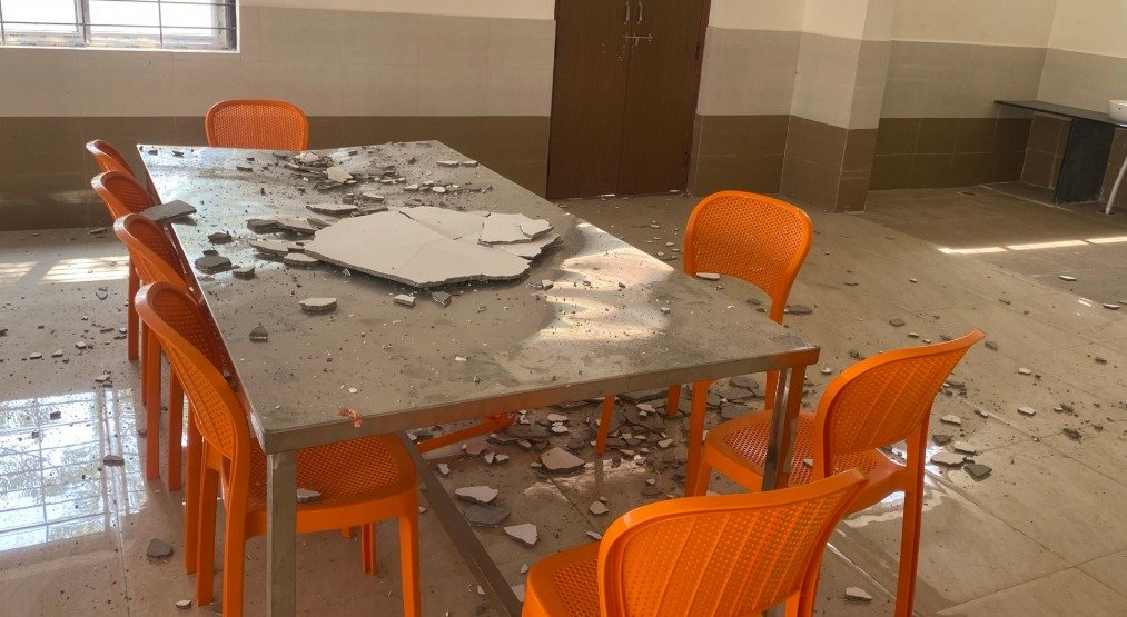 ಕಲಬುರಗಿ: ತರಬೇತಿ ಕೇಂದ್ರದಲ್ಲಿ ಮೇಲ್ಚಾವಣಿ ಕುಸಿತ; ‘ಕಮಿಷನ್ ಕಾಂಗ್ರೆಸ್’ ಎಂದು JDS ಟೀಕೆ