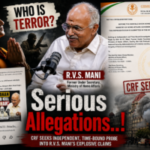 ‘ಟೆರರಿಸಂ’ ಹಿಂದಿದೆ ಪಿತೂರಿ? ರಹಸ್ಯ ಬಯಲು ಮಾಡಿದ ನಿವೃತ್ತ MHA ಅಧಿಕಾರಿ, ಸ್ವತಂತ್ರ ತನಿಖೆಗೆ CRF ಒತ್ತಾಯ