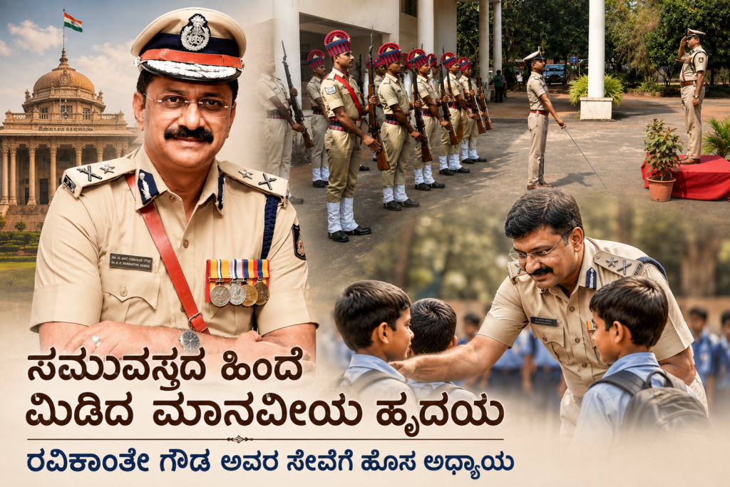ಸಮವಸ್ತ್ರದ ಹಿಂದೆ ಮಿಡಿದ ಮಾನವೀಯ ಹೃದಯ; ರವಿಕಾಂತೇಗೌಡರ ಸೇವೆಗೆ ಹೊಸ ಅಧ್ಯಾಯ